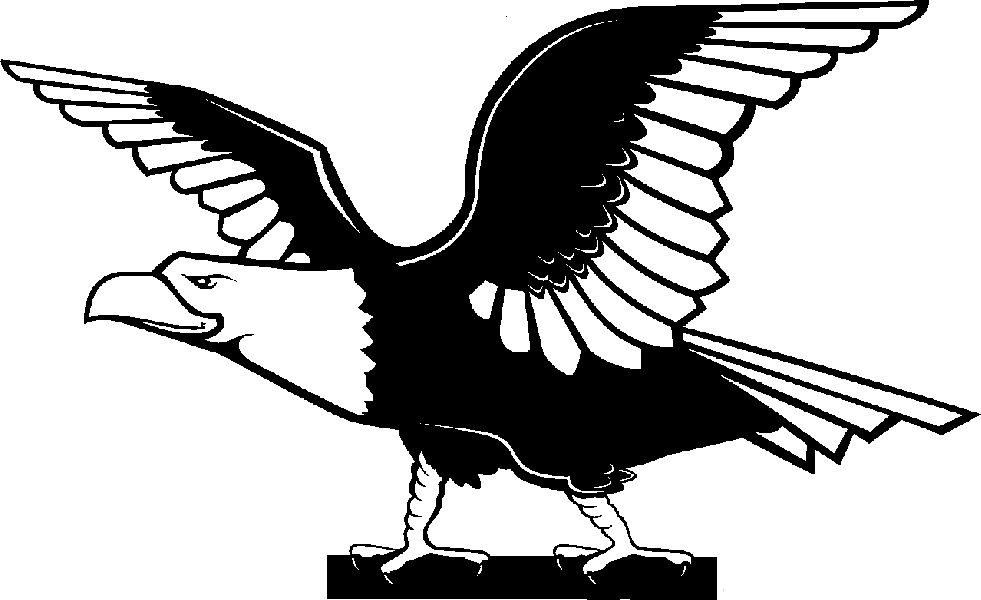 clipart eagle black and white - photo #35