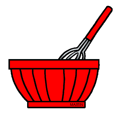 Free Mini Images Arts Clip Art By Phillip Martin Red Mixing Bowl ...