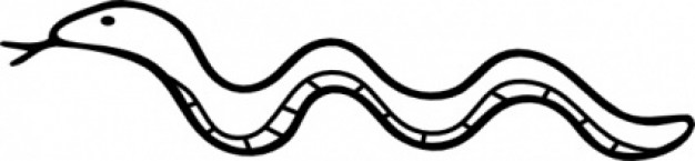 Snake Outline clip art free download