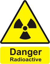 Laboratory safety signs | danger radioactive (