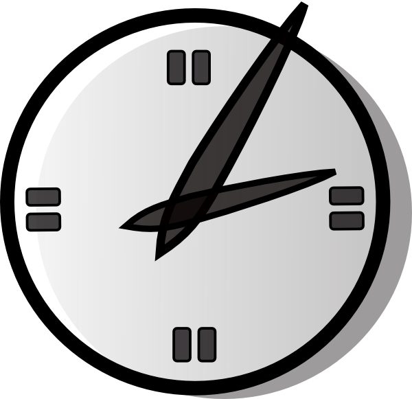 Analogue Clock Clip Art - vector clip art online ...