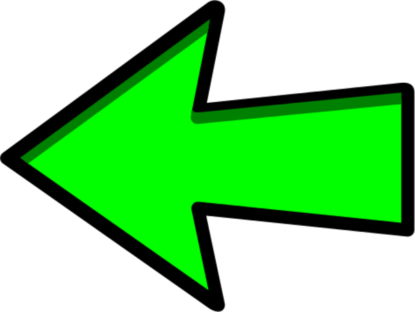 free clipart arrow pointing left - photo #24
