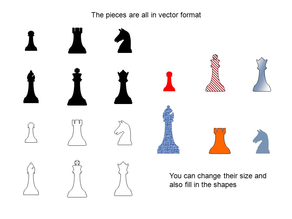 Chess Template You can move the pieces. Move the pieces around the ...