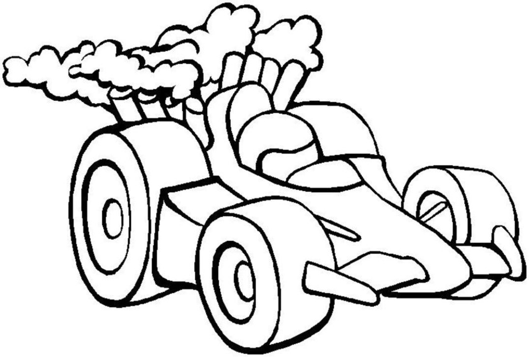 Race Car Cartoon