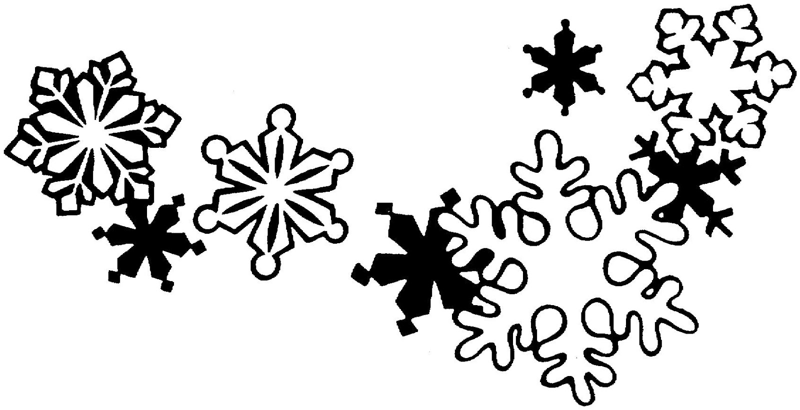 clip art christmas black and white - photo #39