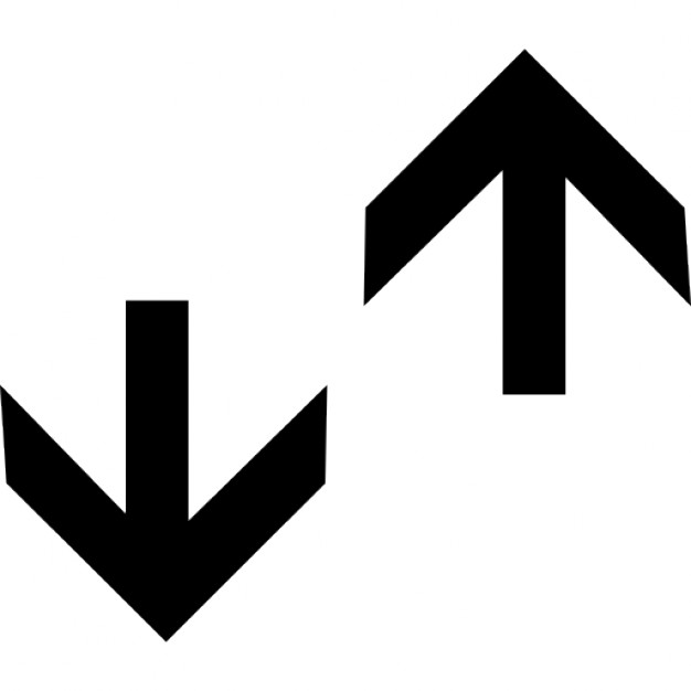 Up and down arrows Icons | Free Download