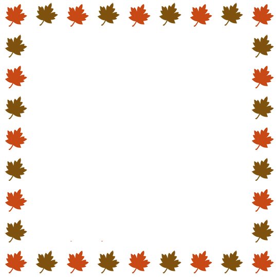 Thanksgiving Borders Clipart