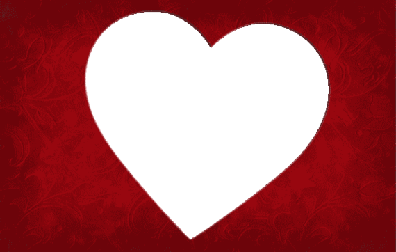 Red Heart Template Clipart - Free to use Clip Art Resource
