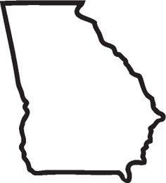 State Of Georgia Silhouette - ClipArt Best
