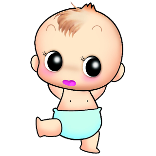 Cute baby clipart png