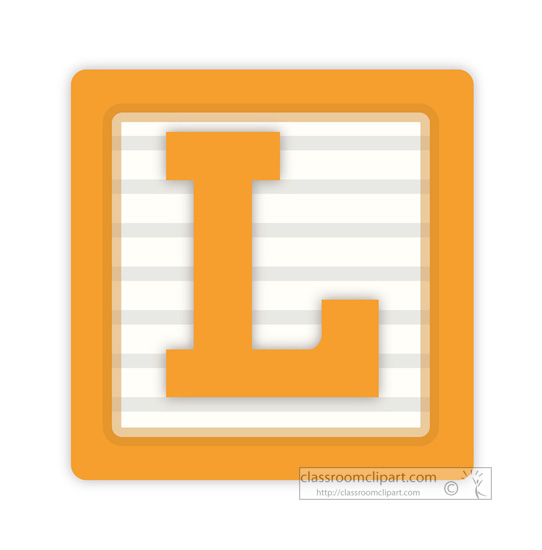 Clipart letter l