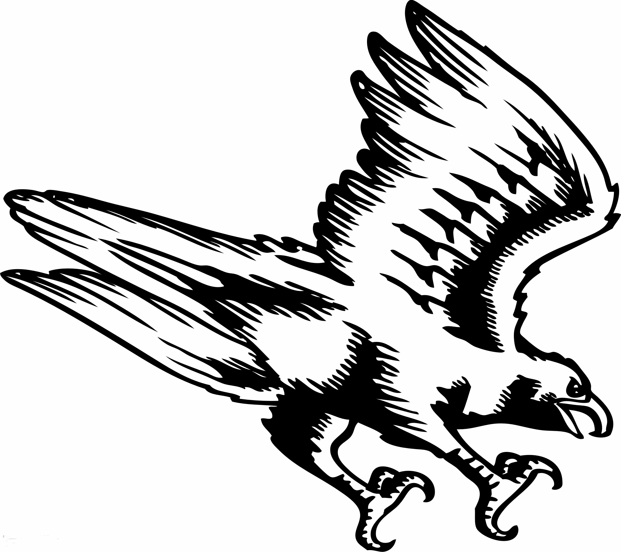 Hawk logos clip art