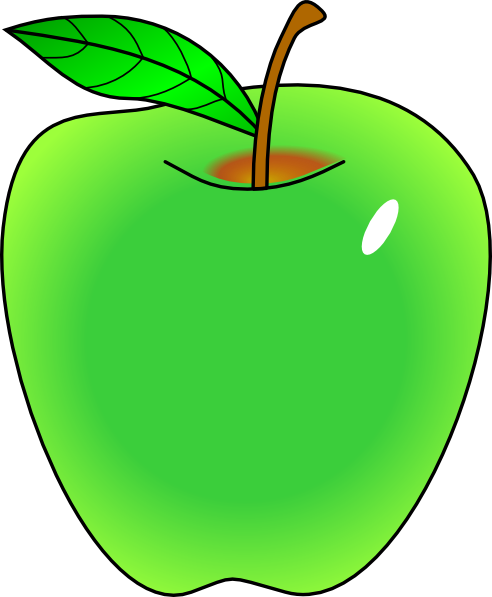 Apple clipart green - ClipartFox