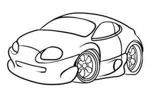 How to Draw a Simple Car, Step by Step, Cars, Draw Cars Online ...