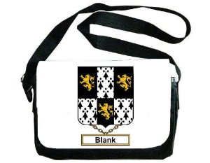 Blank Family Crest Coat of Arms Messenger Bag - Laptop ...