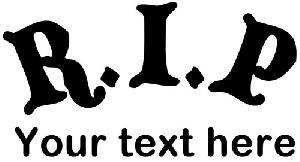 R I P FONT ClipArt Best