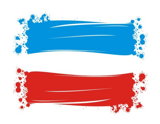 flag of yugoslavia made with paint | Download free Vector