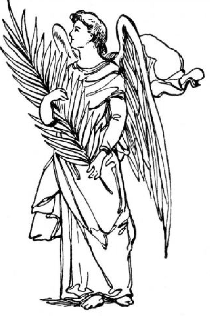 free angel outline clip art - photo #44