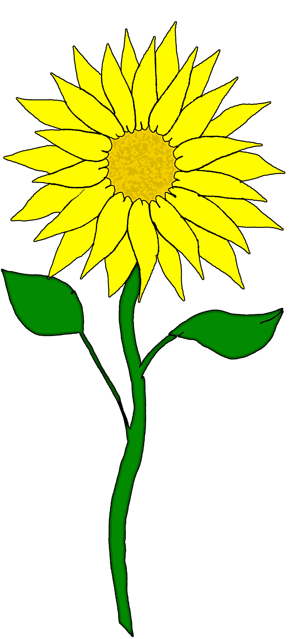 Sunflower clip art free printable free clipart - Clipartix