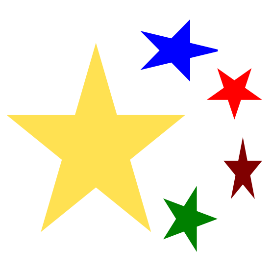 5 star clip art