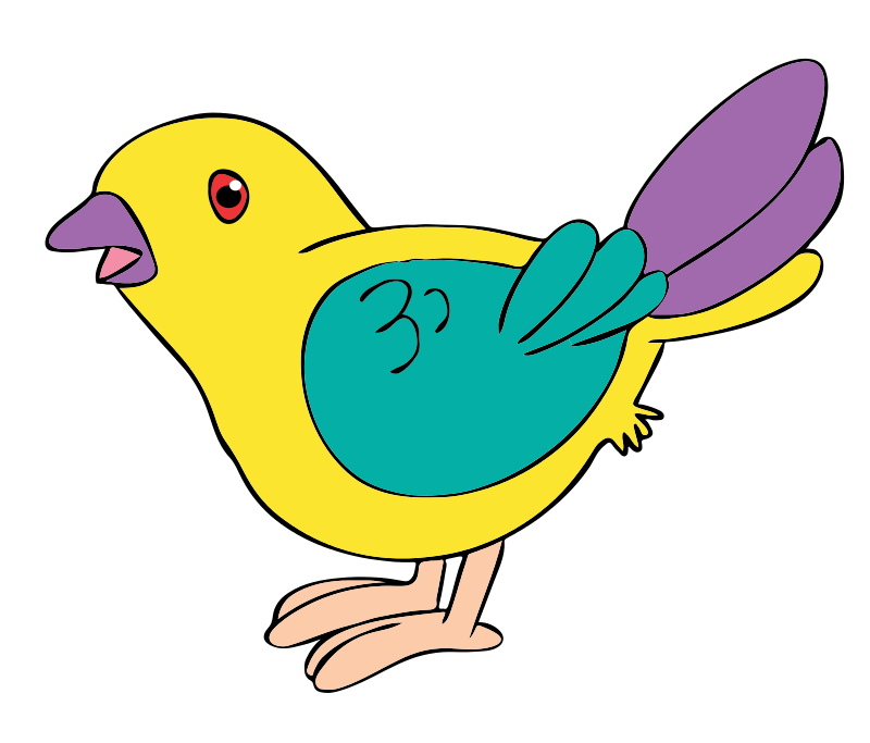 Bird cartoon clipart
