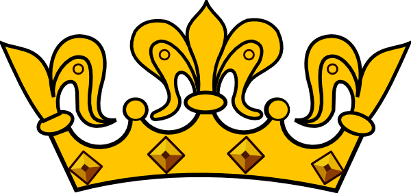 Gold Crown Clip Art - vector clip art online, royalty ...