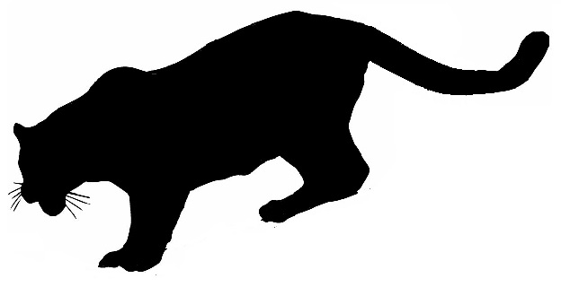 Mountain Lion Silhouette Clipart