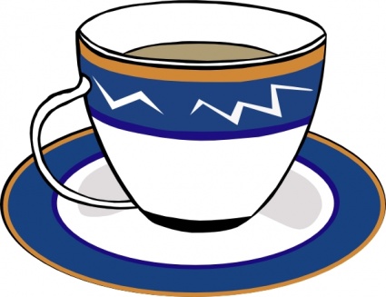 Clipart cup and saucer