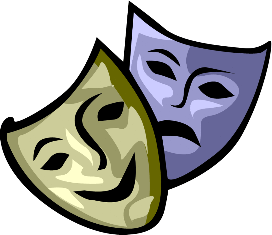 Drama Mask Templates Clipart - Free to use Clip Art Resource