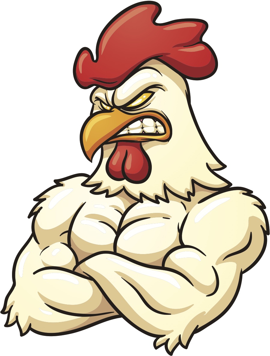 Angry Rooster Clipart