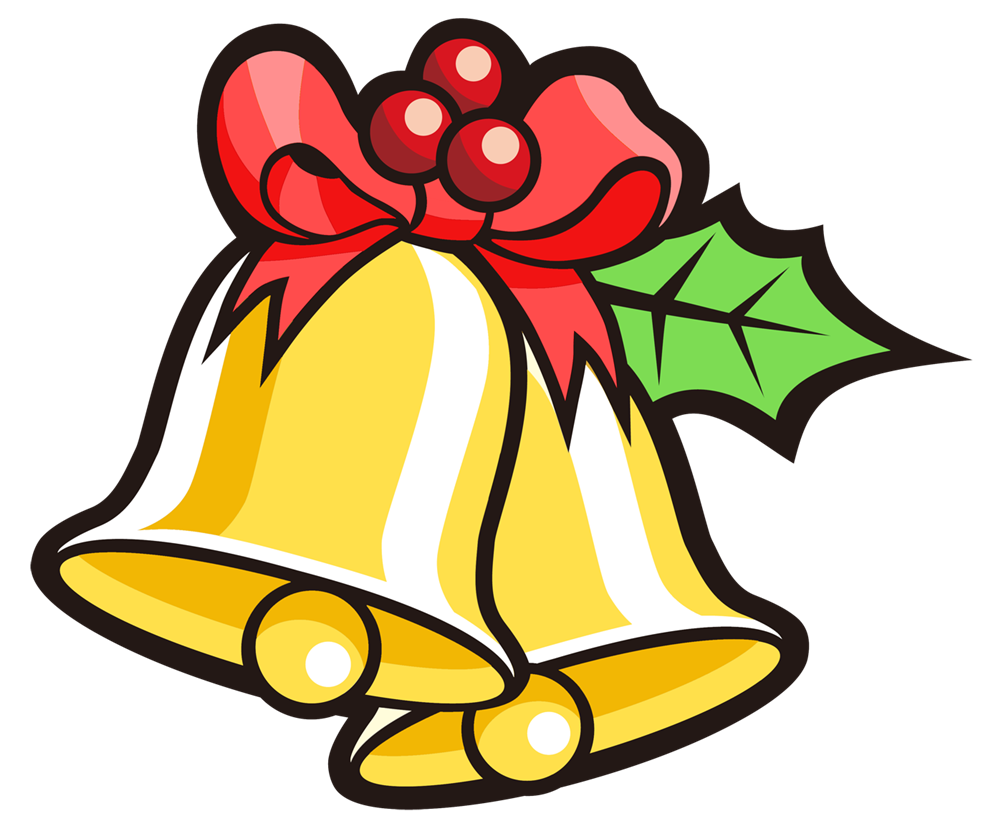 Cartoon christmas bell clipart