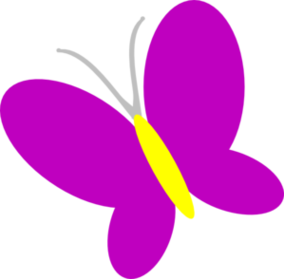 Purple Butterfly Clip Art Clipart - Free to use Clip Art Resource