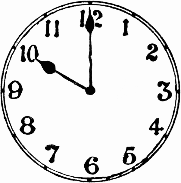 10 Oclock Clock Face Clipart - Free to use Clip Art Resource