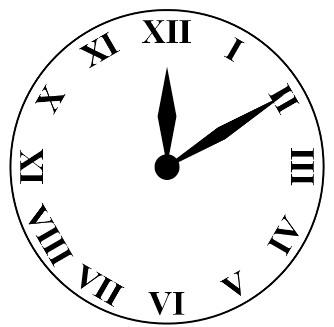 Clock Roman Numerals Png - ClipArt Best