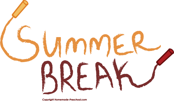 Summer School Break Clipart