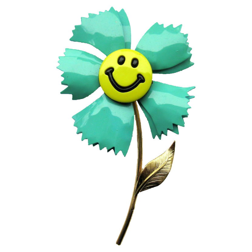 Smiley Face Flower - Clipartion.com