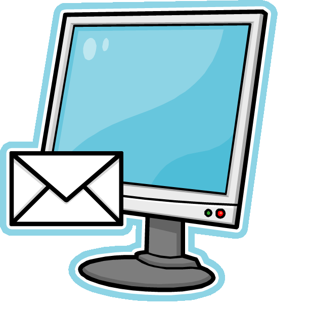 Writing email clipart