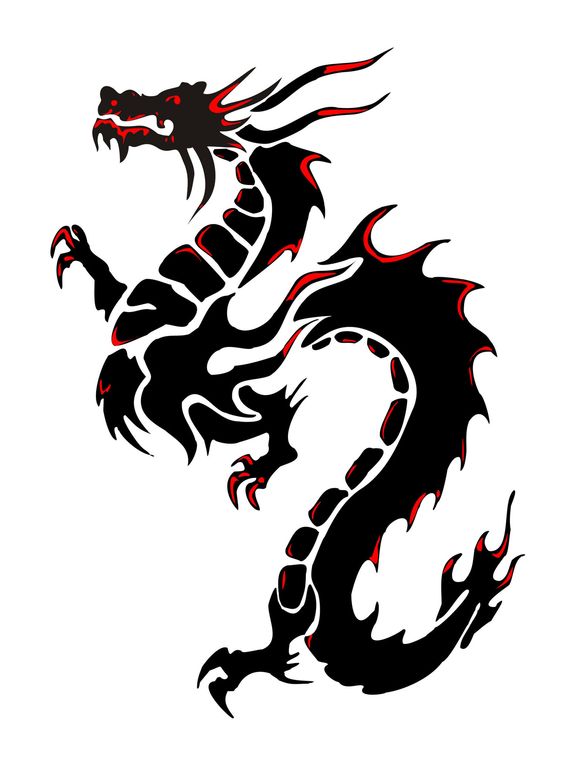 Google, Chinese dragon and Black dragon