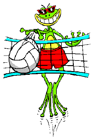 Volleyball Cartoon Clip Art