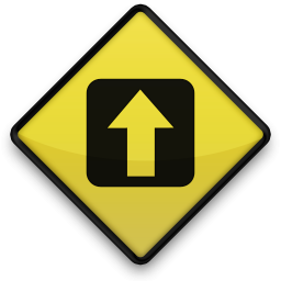 Yellow Road Sign Icons Social Media Logos