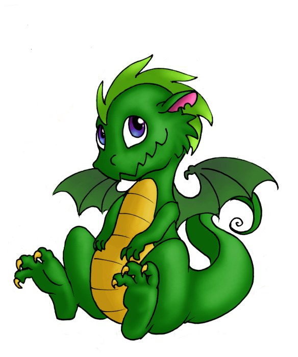 Cute Baby Dragon Clipart - Free Clipart Images