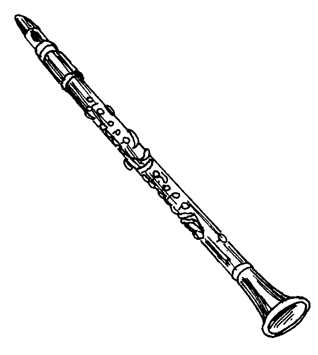 Clarinet Drawing - ClipArt Best