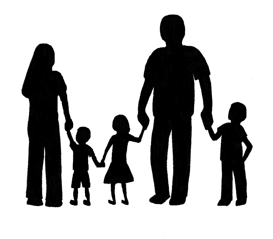 Family Clipart Silhouette - Free Clipart Images