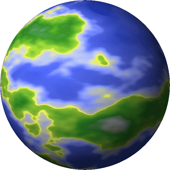 Animated clipart planet