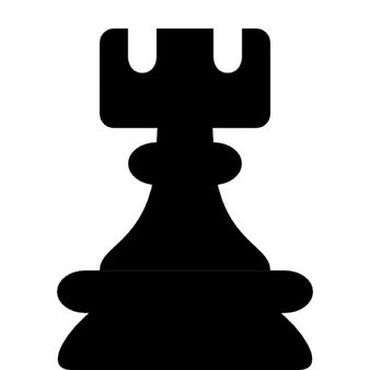 Rook chess outline Icons | Free Download