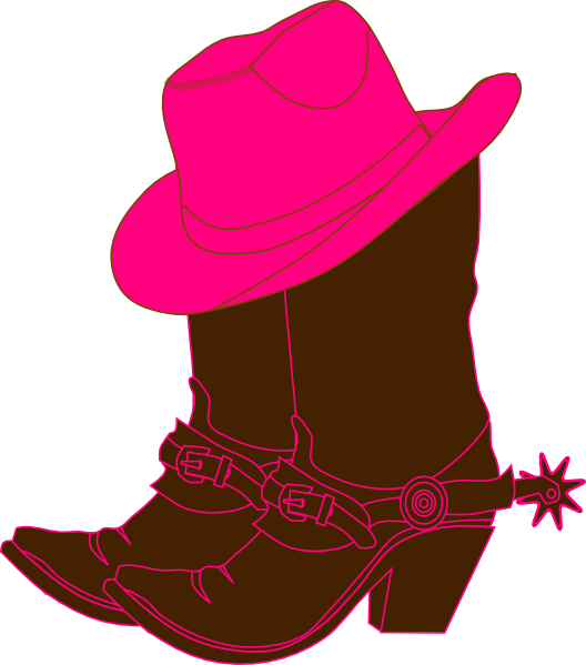 Cowgirl Boots Clip Art - vector clip art online ...