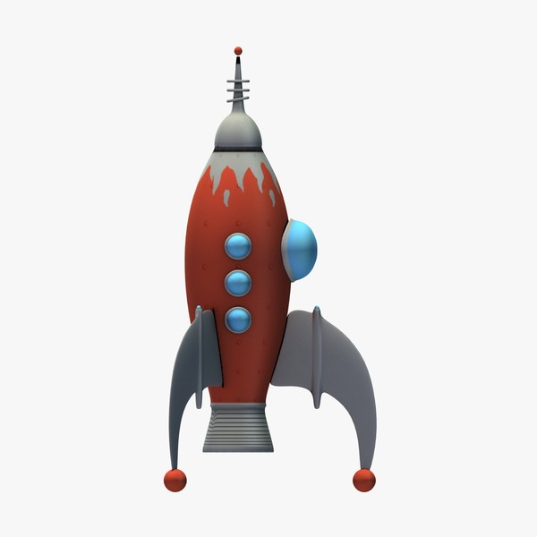 Rocket Ship 3D Model Made with 123D 123Dapp.