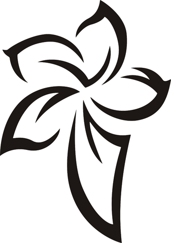Lily Tribal Tattoos - ClipArt Best