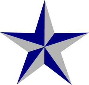 Blue Star Clip Art - Tumundografico
