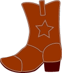 Cowboy Boot Clip Art Free